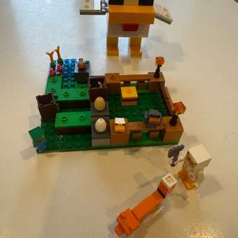 Конструктор LEGO Minecraft Куриная ферма 233 дет.: отзыв пользователя Детский Мир