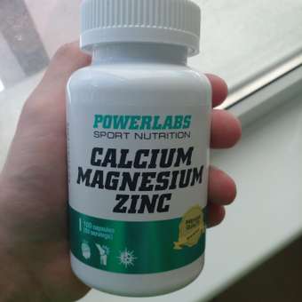 Кальций Магний Цинк Powerlabs 90 капсул: отзыв пользователя Детский Мир