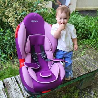 Автокресло Babyton Bony Purple 1/2 (9-25 кг) фиолетовый: отзыв пользователя Детский Мир