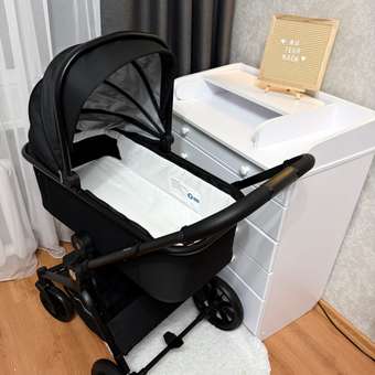 Коляска 2в1 JOVOLA Enigma 2в1, черный: отзыв пользователя Детский Мир