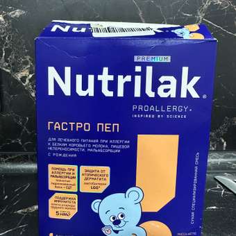 Смесь Nutrilak Premium Гастро Пеп 350г с 0 до 12 месяцев: отзыв пользователя Детский Мир