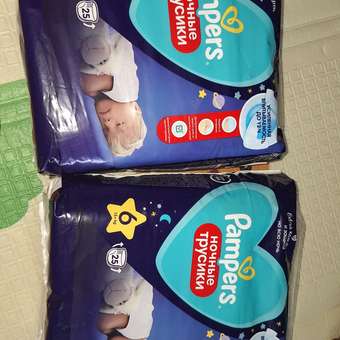 Трусики Pampers ночные 6 (15+ кг) 25 шт.: отзыв пользователя ДетМир