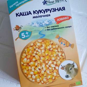 Каша Fleur Alpine молочная кукурузная 200г с 5месяцев: отзыв пользователя ДетМир