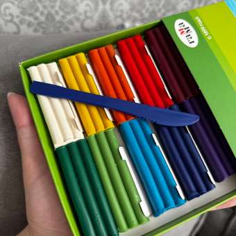 Пластилин ГАММА восковой 12 цв.: отзыв пользователя ДетМир