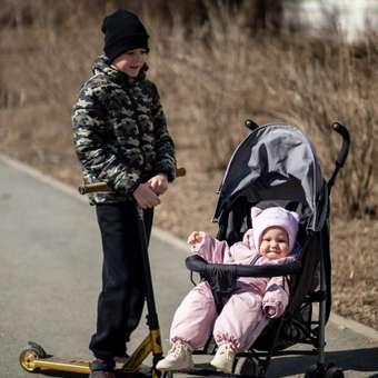 Коляска прогулочная Babyton Ellipse серый: отзыв пользователя ДетМир