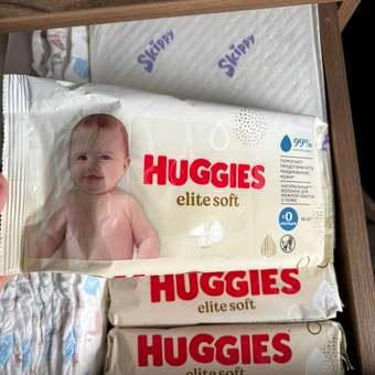 Влажные салфетки Huggies Elite Soft 168 шт.: отзыв пользователя ДетМир