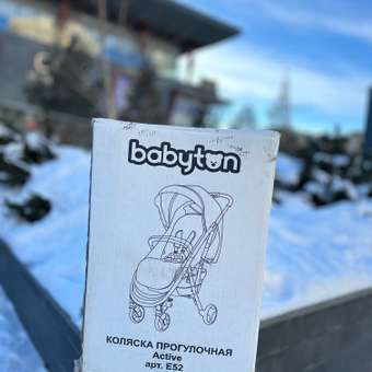 Коляска прогулочная Babyton Active Blue синий: отзыв пользователя Детский Мир