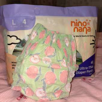 Трусики Nino Nana ультратонкие L (9-14 кг) 40 шт.: отзыв пользователя Детский Мир