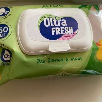 Влажные салфетки Ultra Fresh 150 шт.: отзыв пользователя Детский Мир