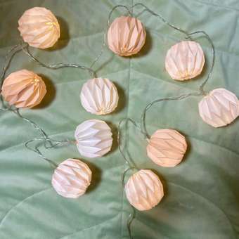 Гирлянда FUTURINO Home шарики: отзыв пользователя Детский Мир