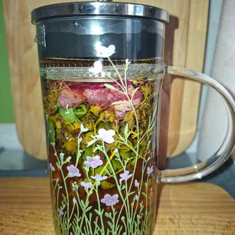 Френч-пресс ё Цветы 600мл: отзыв пользователя магазина низких цен ЕЩЁ