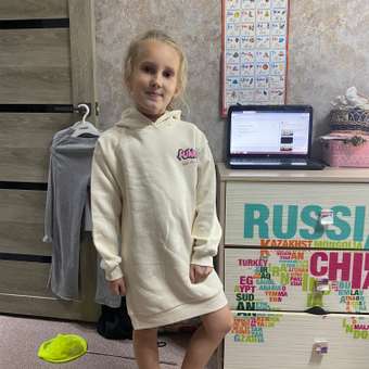 Платье-толстовка Futurino: отзыв пользователя Детский Мир