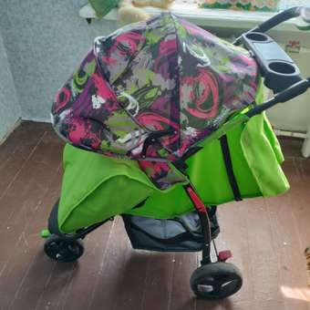 Коляска прогулочная Babyton Rapid Green зеленый: отзыв пользователя ДетМир