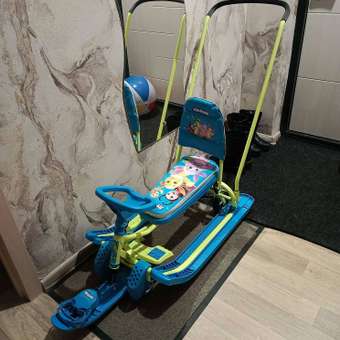 Снегокат NiKA kids Тимка Спорт с рулем, с ручкой, с колесами: отзыв пользователя ДетМир