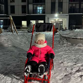 Матрас для санок FUTURINO Home Сердечки: отзыв пользователя Детский Мир