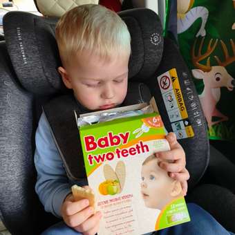 Печенье рисовое Baby two teeth со вкусом яблока и тыквы: отзыв пользователя Детский Мир