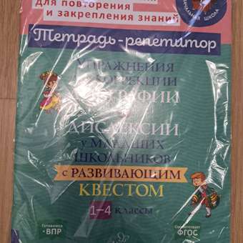 Книга ИД Литера Упражнения для коррекции дисграфии и дислексии с развивающим квестом. 1-4 классы: отзыв пользователя Детский Мир