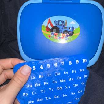 Обучающий компьютер ТОТОША Детский планшет Синий Трактор 200 песен стихов звуков: отзыв пользователя Детский Мир