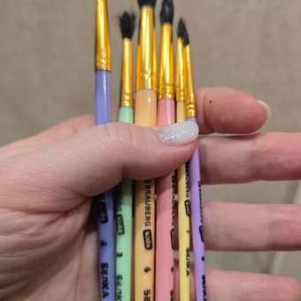 Кисть Brauberg 6 шт. (белка): отзыв пользователя Детский Мир