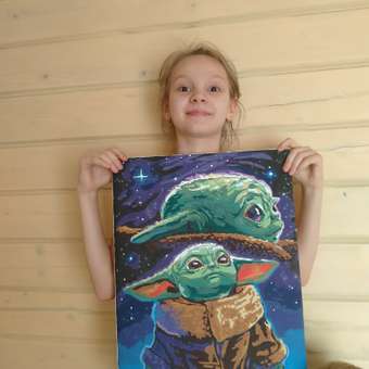 Картина по номерам Hobby Paint Малыш Йода в ассортименте: отзыв пользователя Детский Мир