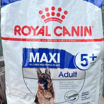 Корм для собак ROYAL CANIN Maxi Adult 5+ крупных пород 4кг: отзыв пользователя. Зоомагазин Зоозавр