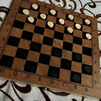 Настольная игра Madliani Шашки Шахматы Нарды: отзыв пользователя Детский Мир