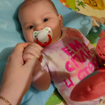 Пустышка BabyGo силикон ортодонтическая от 0 мес.: отзыв пользователя ДетМир