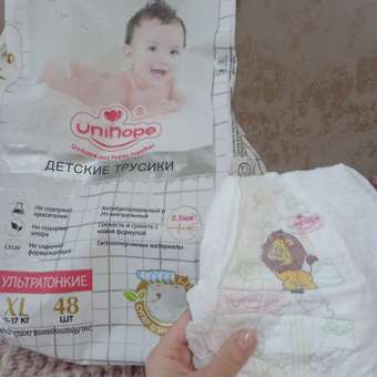Трусики Unihope XL 48 шт.: отзыв пользователя Детский Мир
