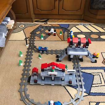 Конструктор BAUER Открытие вокзала с Блокменом 355 дет.: отзыв пользователя Детский Мир