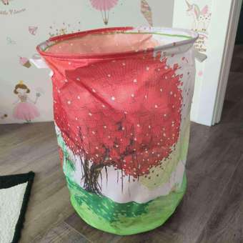 Корзина для игрушек Наша Игрушка Цветущий сад 35*45 см: отзыв пользователя Детский Мир