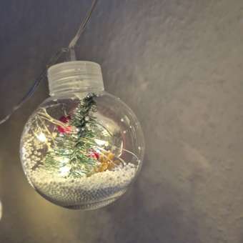 Новогодняя гирлянда FUTURINO Home Зимний шар 230 см: отзыв пользователя Детский Мир