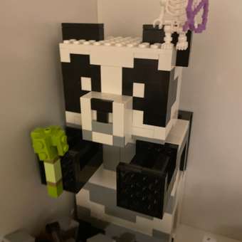 Конструктор LEGO Minecraft Дом панды 553 дет.: отзыв пользователя ДетМир