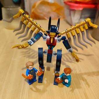 Конструктор LEGO Marvel Super Heroes Воздушное нападение Вечных 133 дет.: отзыв пользователя Детский Мир