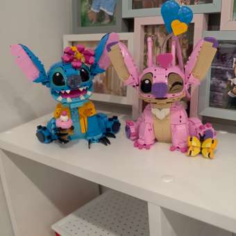 Конструктор Stitch Стич розовый 784 дет.: отзыв пользователя Детский Мир