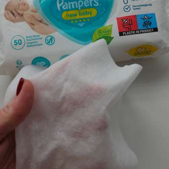 Влажные салфетки Pampers New Baby 50 шт.: отзыв пользователя ДетМир