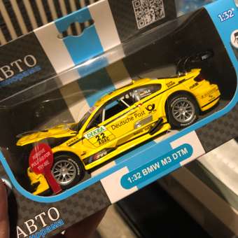 Автомобиль АВТОпанорама BMW M3 DTM 1:32: отзыв пользователя Детский Мир