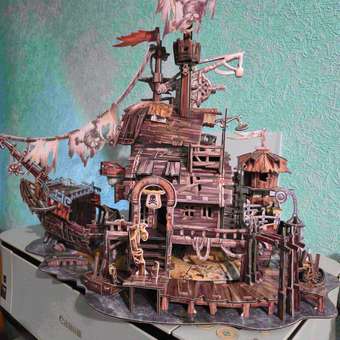 Пазл CubicFun Пиратский корабль Тортуга 3D: отзыв пользователя Детский Мир