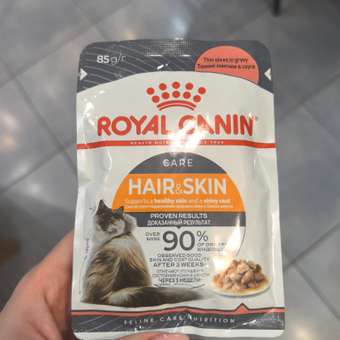 Корм для кошек Royal Canin 85г Hair Skin Care пауч: отзыв пользователя. Зоомагазин Зоозавр