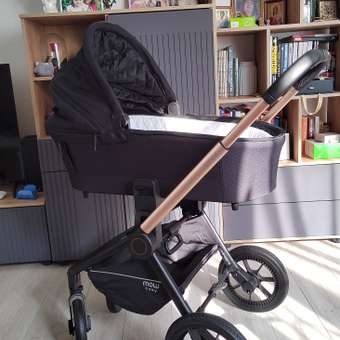 Коляска 3в1 MOWbaby gold black черный: отзыв пользователя Детский Мир