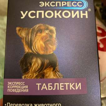 Успокоительное для собак Астрафарм Экспресс Успокоин мелких пород 6таблеток: отзыв пользователя. Зоомагазин Зоозавр