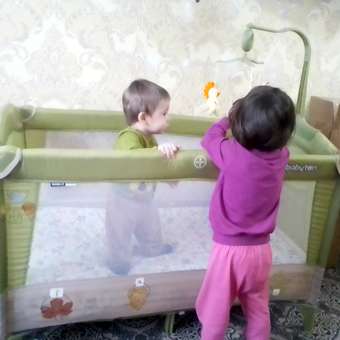 Манеж кровать Babyton Dreamy Green: отзыв пользователя Детский Мир