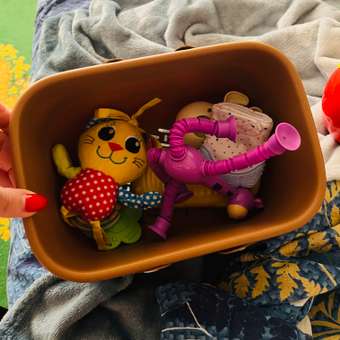Корзина для хранения iLikeGift Bear brown: отзыв пользователя Детский Мир