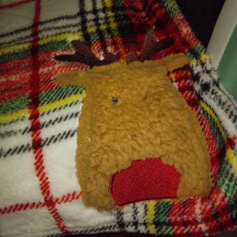 Новогодний плед FUTURINO Home Олени 100х140 см: отзыв пользователя Детский Мир