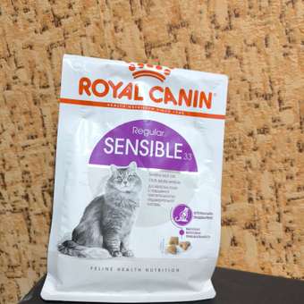 Корм сухой для кошек ROYAL CANIN Sensible 33 400г с чувствительной пищеварительной системой: отзыв пользователя. Зоомагазин Зоозавр