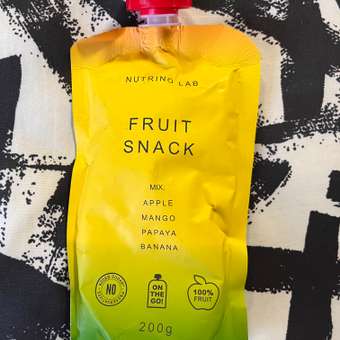 Пюре Nutrino Lab Яблоко манго папайя банан с 3 лет 200 г: отзыв пользователя Детский Мир