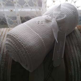 Плед вязаный FUTURINO Home 75х100: отзыв пользователя Детский Мир