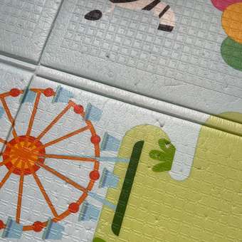 Детский складной коврик Mamagoods Динозаврик и зоопарк 150 x 200 см: отзыв пользователя Детский Мир