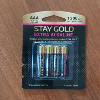 Батарейки мизинчиковые Stay Gold SG-AАA-8: отзыв пользователя Детский Мир