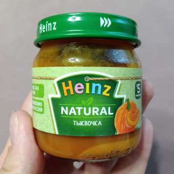 Пюре Heinz Тыква с 5 мес 80 г: отзыв пользователя ДетМир