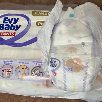 Подгузники Evy Baby XL 34 шт.: отзыв пользователя Детский Мир